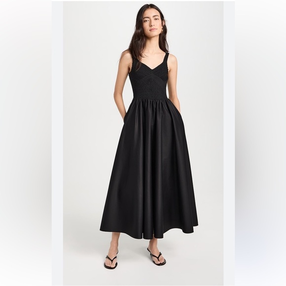 La Ligne Dresses & Skirts - La Ligne Directional Bodice Dress Black Maxi M